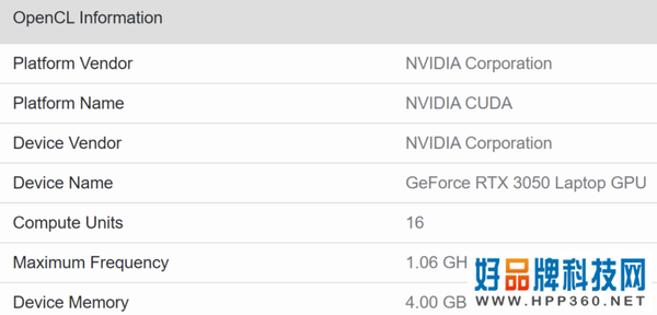 RTX 3050系列移动显卡曝光：替代GTX 16系列，性能