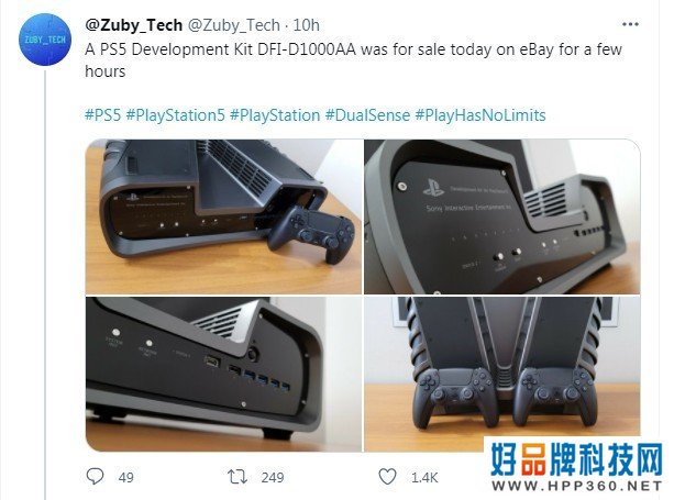 PS5原型机惊现二手拍卖网站 网友：比真机漂亮 