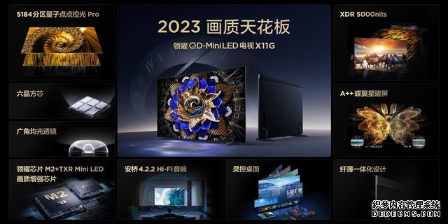 2023年画质天花板！TCL发布全球首台“双5000”QD-MiniLED电视X11G