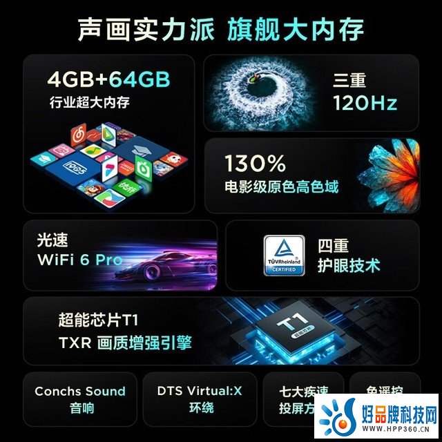 【手慢无】大屏高刷实力享！TCL55寸120Hz高刷电视到手2399元！