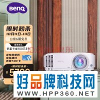 明基（BenQ) i707 家用智能投影仪（0.65DMD 1080P 2200流明 treVolo音效 手机同屏 语音控制 支持侧投）